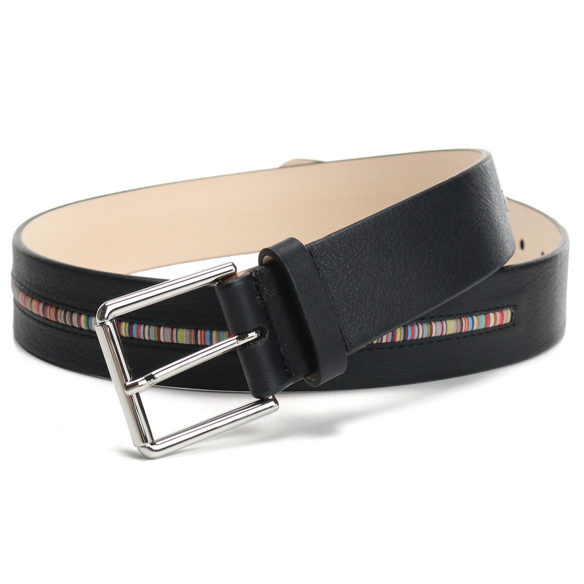 ポールスミス Paul Smith  メンズベルト ブランドベルトM1A5775　BINSTB　79BLACK ブラック belt-01