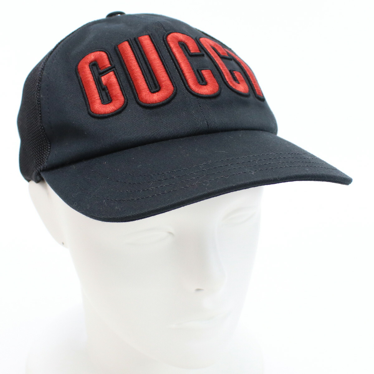 グッチ GUCCI  メンズ－キャップ　ブランド　ロゴ701324　4HA0Y　1060ブラック　cap-01