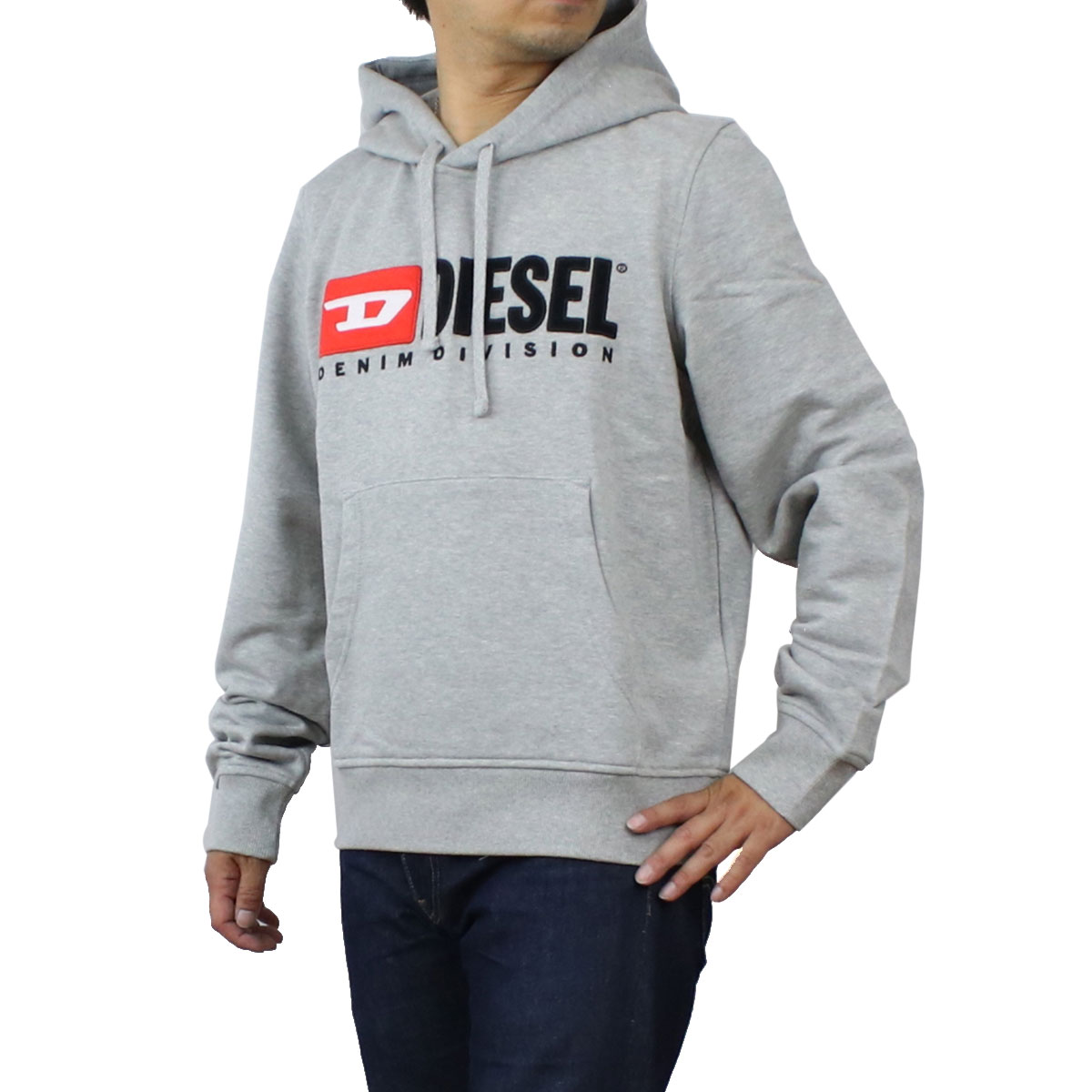 ディーゼル DIESEL  メンズ－パーカー ブランドA03757　0BAWT　9CBグレー系 apparel-01