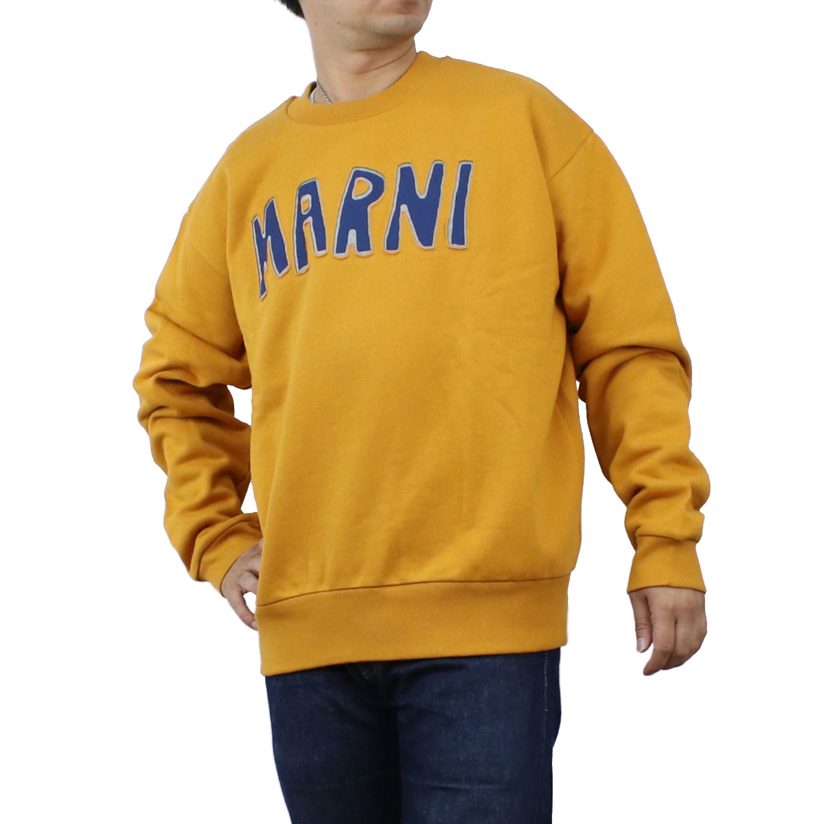 マルニ MARNI  メンズ－スウェット トレーナー ブランド FUMU0074P5　USCU55　CLR10オレンジ系 apparel-01