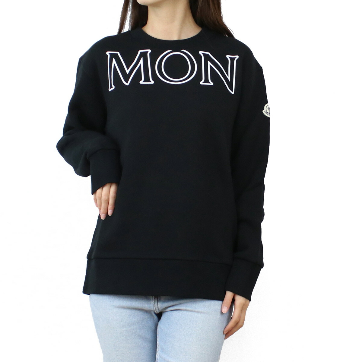 モンクレール MONCLER  レディース－スウェット ブランド トップス8G00029 SWEATSHIRT　809KX　999ブラック apparel-01