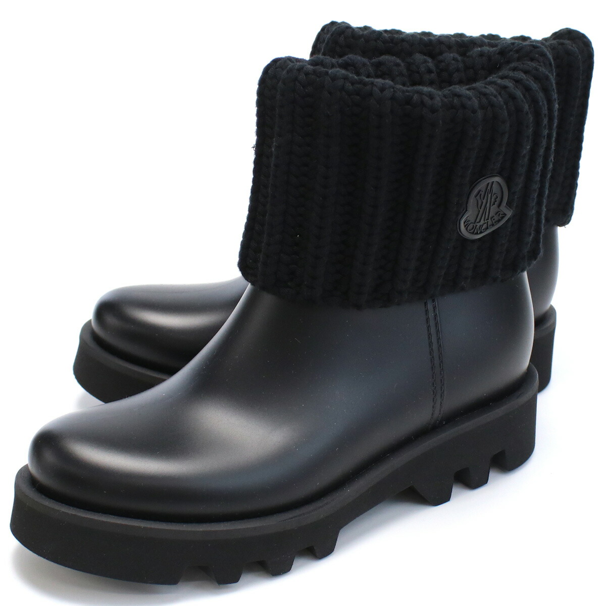 モンクレール MONCLER  レインブーツ ブランド 長靴4G00070 GINETTE　01623　999 GINETTEブラック shoes-01