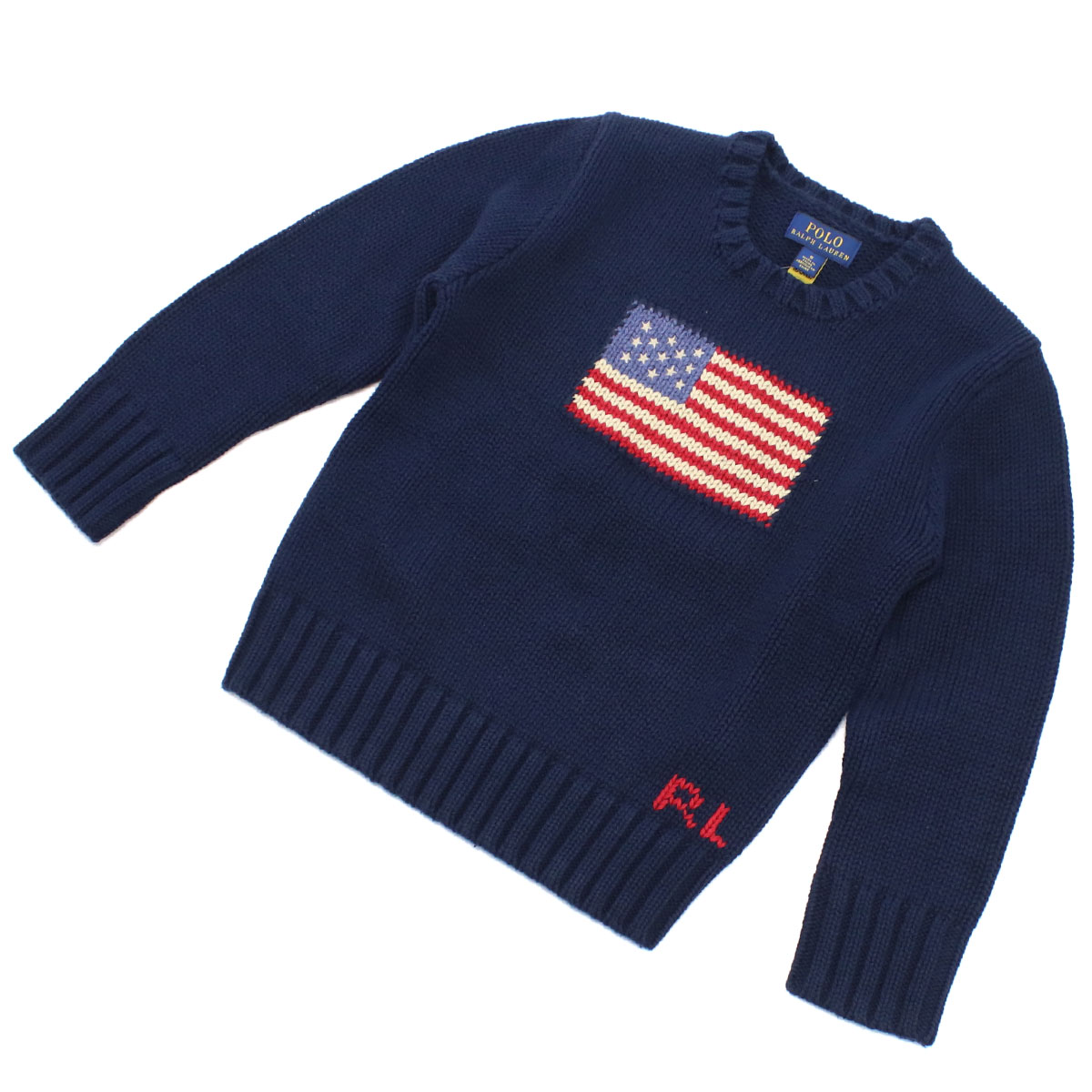 ラルフローレン RALPH LAUREN  キッズ－セーター，ニット ブランド 8才相当323668285001HUNTER NVY ネイビー系 kb-01