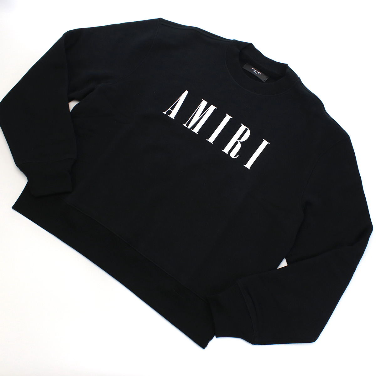 アミリ AMIRI  レディース－スウェット ブランド　ロゴPS22WJC003　001BLACK ブラック apparel-01