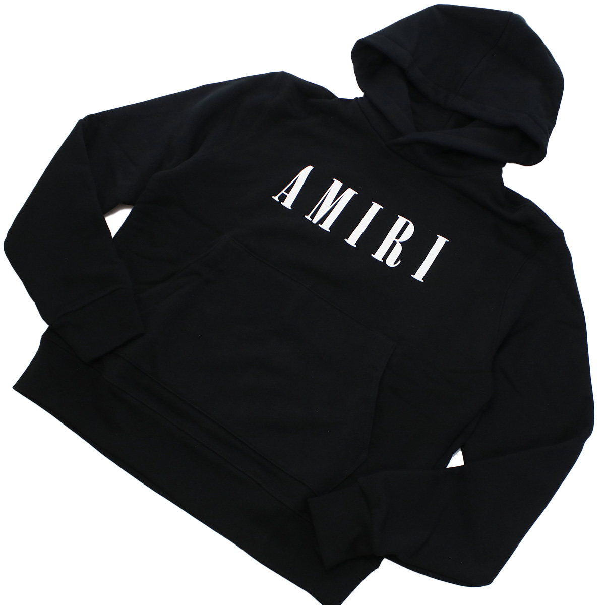 アミリ AMIRI  レディース－パーカー ブランド ロゴ フーディーPS22WJH002　001BLACK ブラック apparel-01