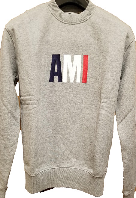 BLANCIEL / AMI PARIS ロゴ コットンスウェットシャツ・コットン100 