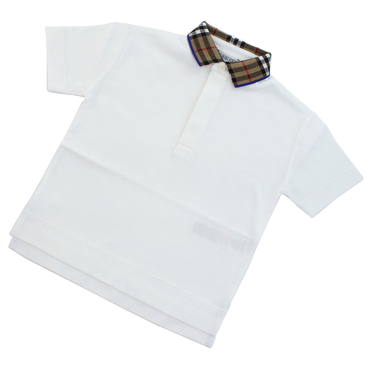 バーバリー BURBERRY  ベビー ポロシャツ ブランド 8073160　A1464WHITE ホワイト系 kb-01