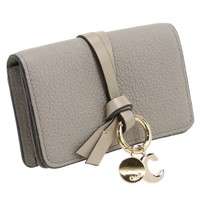 クロエ CHLOE  名刺入れ　ブランドCHC21WP015F57　053CASHMERE GREY グレー系　gsw-3