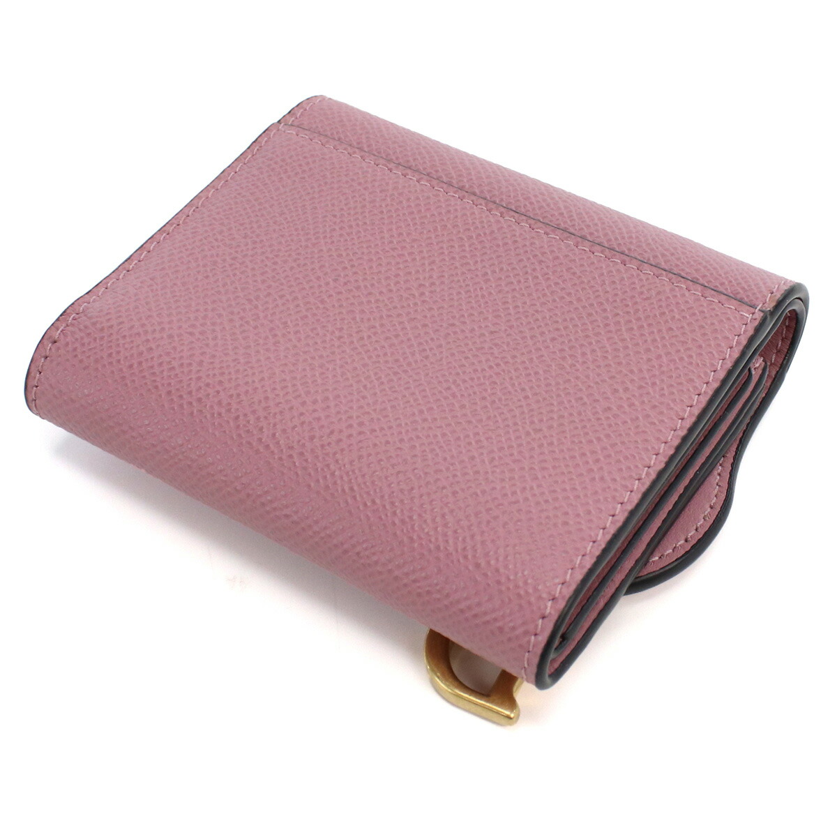 Dior ディオール S5652 三つ折り財布 ピンク系 レディース