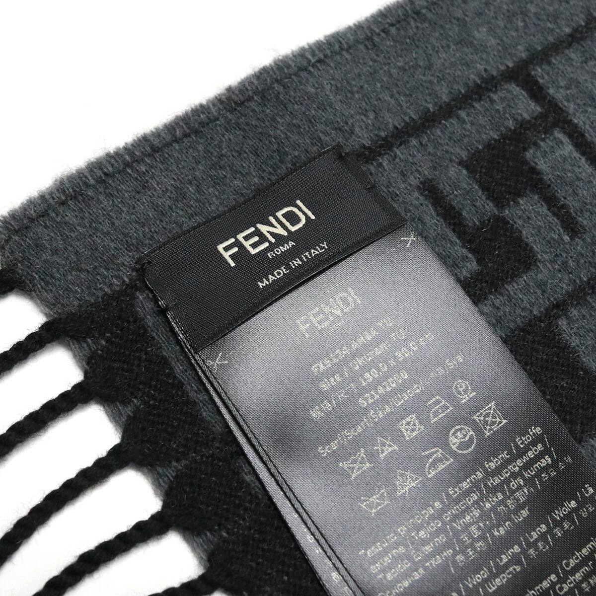 ブランドプラス / フェンディ FENDI メンズ－マフラー FF柄 カシミヤ