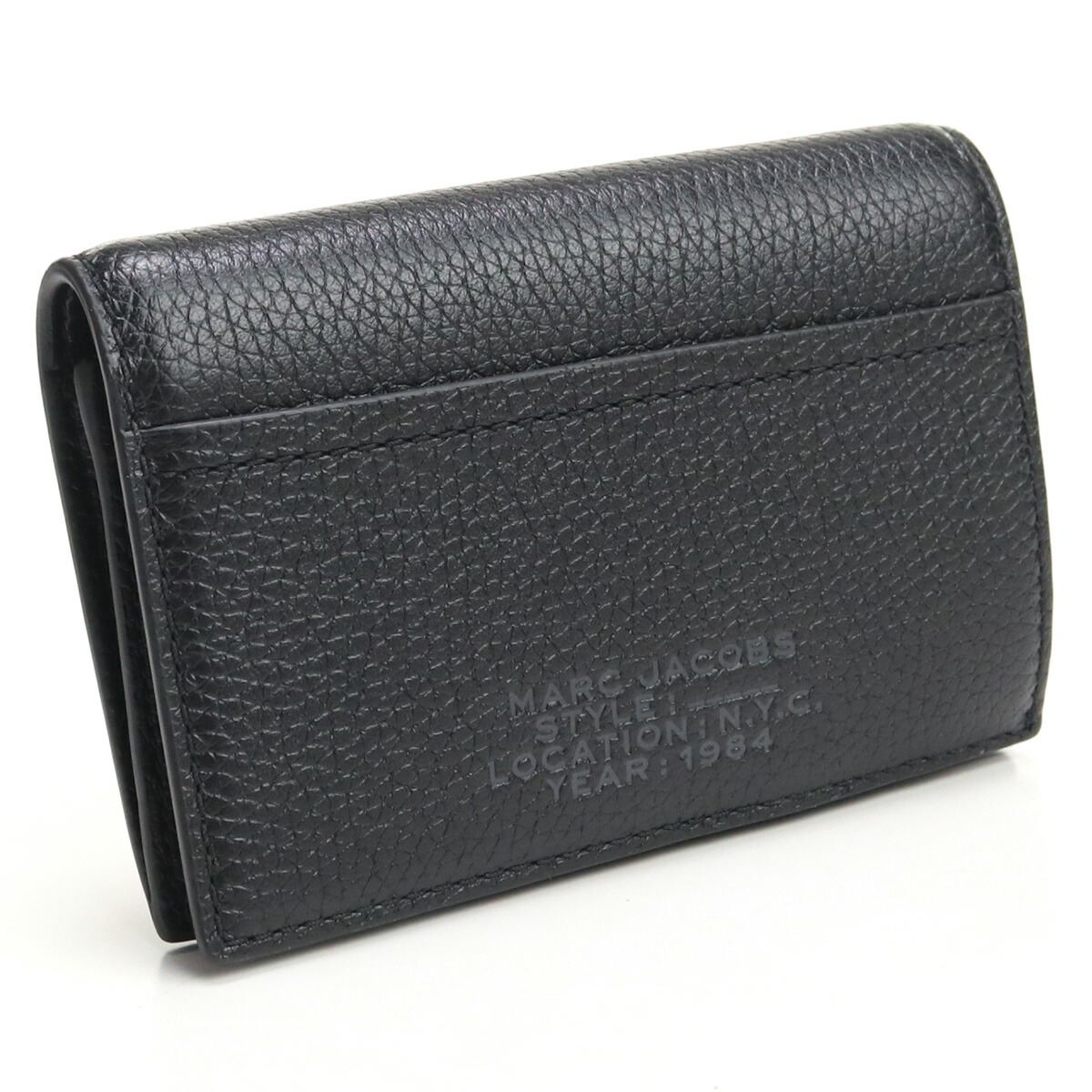 マークジェイコブス 二つ折財布 S133L01RE22 001 BLACK | www