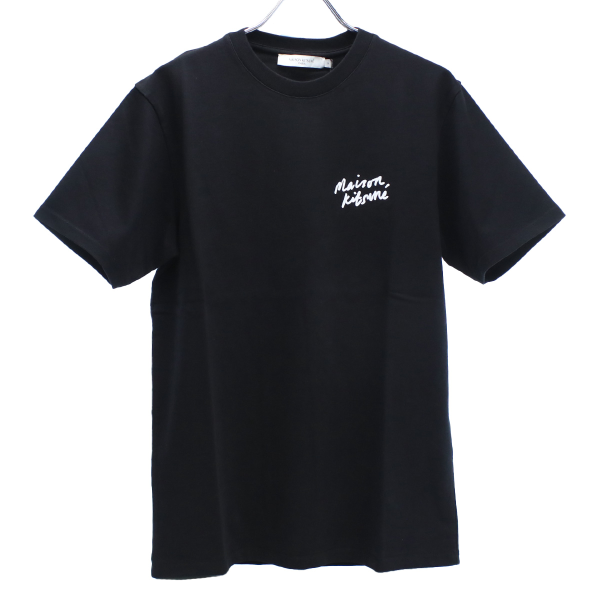 メゾンキツネ MAISON KITSUNE  メンズ－Ｔシャツ ブランドIM00130　KJ0035　P199BLACK ブラック ts-01