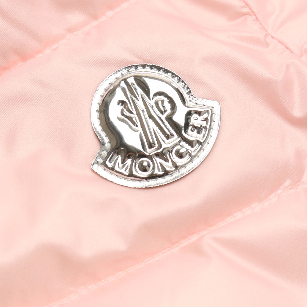 Undeux モンクレール Moncler キッズ ワンピース ダウンパッド キルト ロゴ 子供服 キッズアパレル 女の子 べビー 出産祝い べビーギフト 2g Abito 503 ピンク系 Bos 10 Kidsbaby 01