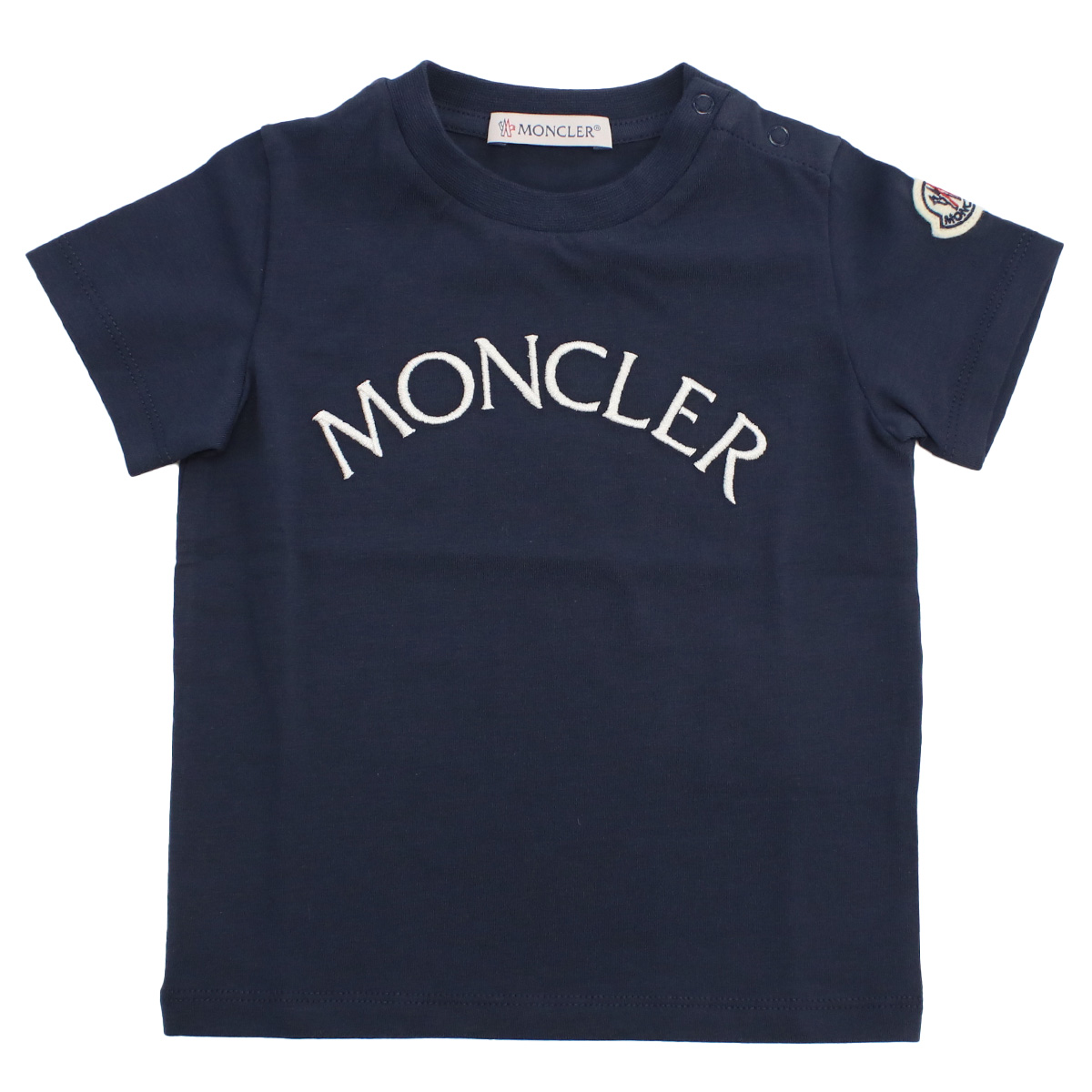 モンクレール MONCLER  ベビー－Ｔ－シャツ　ブランド8C00022 SS T-SHIRT　8790N　744ネイビー系　kb-01