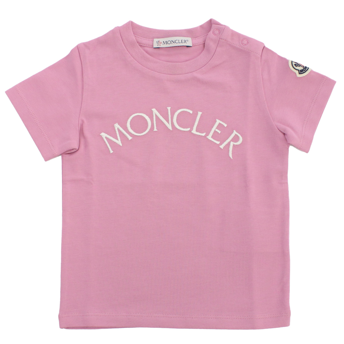 モンクレール MONCLER  ベビー－Ｔ－シャツ　ブランド8C00022 SS T-SHIRT　8790N　525ピンク系　kb-01