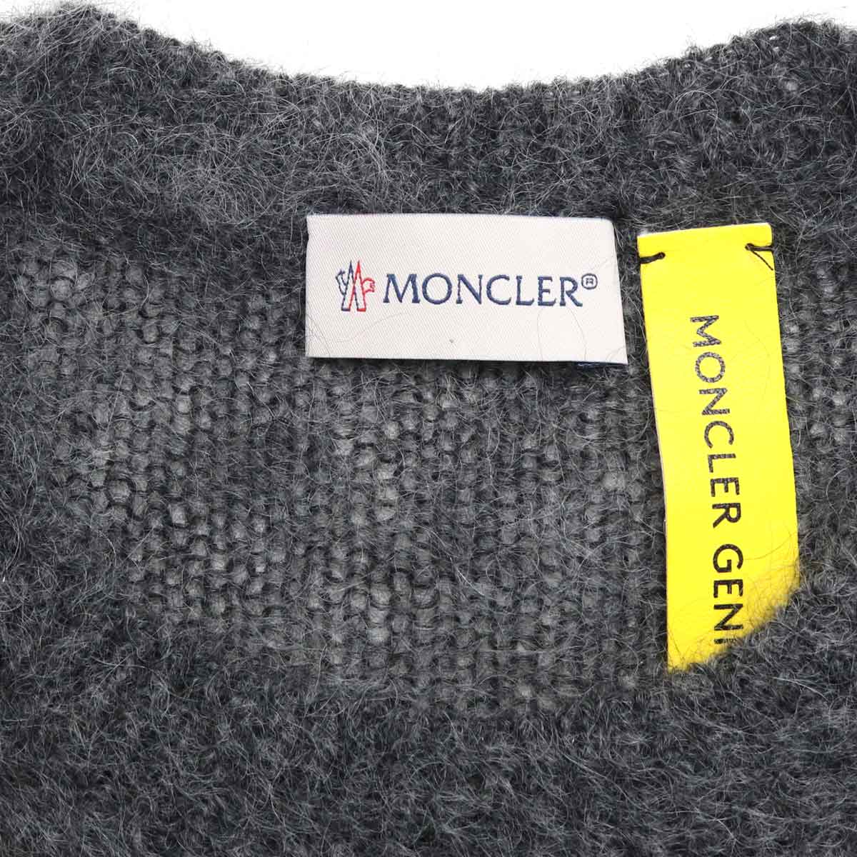 ブランドプラス モンクレール Moncler メンズ セーター ニット Girocollo Tricot 9c700 486 987 グレー系 メンズ
