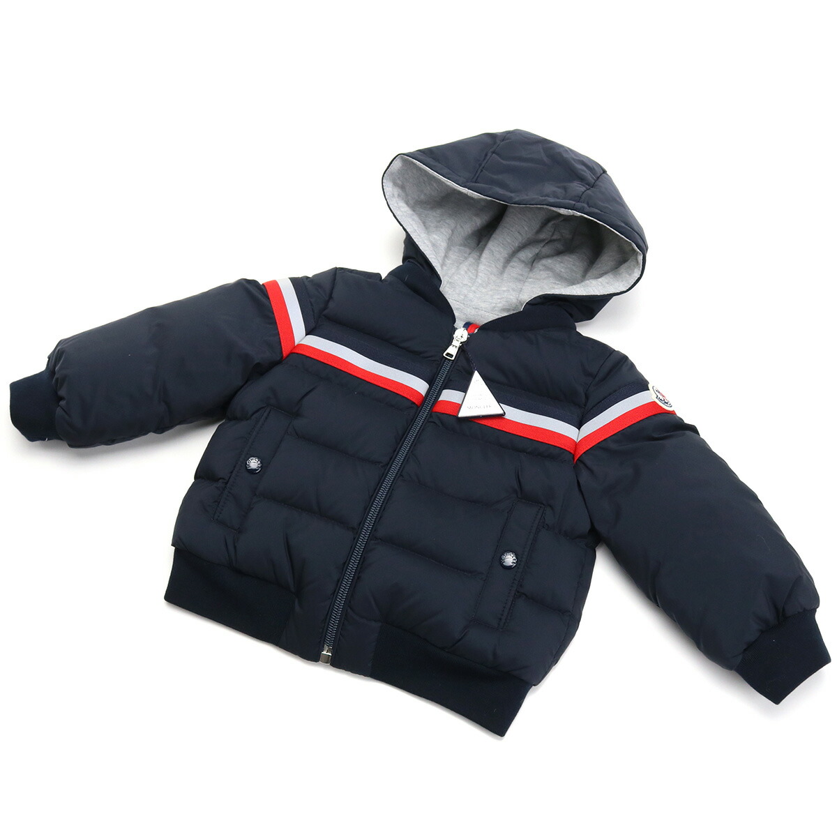 モンクレール MONCLER 1C51120 742 68950 CANSU GIUBBOTTO bos-10 kb-01 ネイビー系 ブランドアウター  ブランドロゴ ベビー−コート，ジャンバー 良質 ベビー−コート，ジャンバー