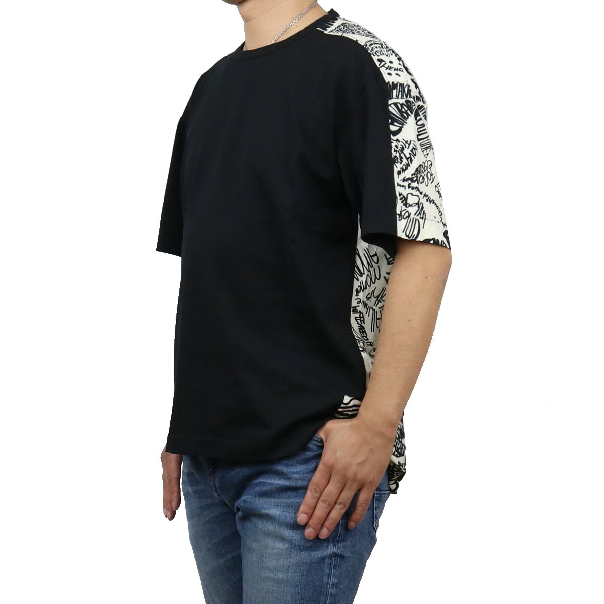 MARNI マルニ HUMU0200PQ Tシャツ ネイビー系 メンズTシャツ原産国
