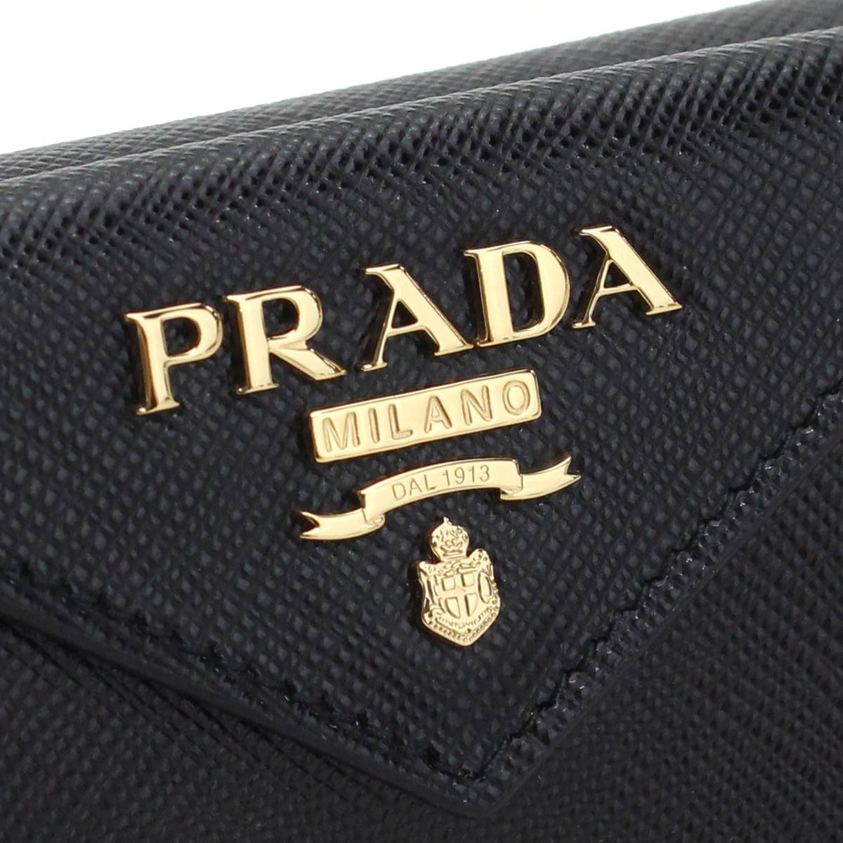 ブランドプラス / プラダ PRADA サフィアーノ メタル 3つ折り財布 ミニ