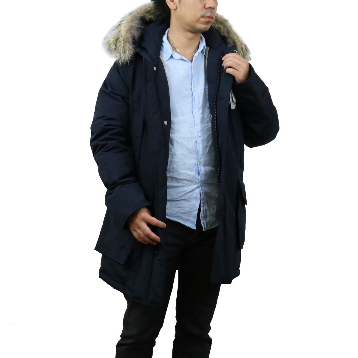 Emperor ウールリッチ Woolrich メンズ コート アウター Woou0270 Ut0108 Mlb ネイビー系 メンズ Bos 13 Outer 01