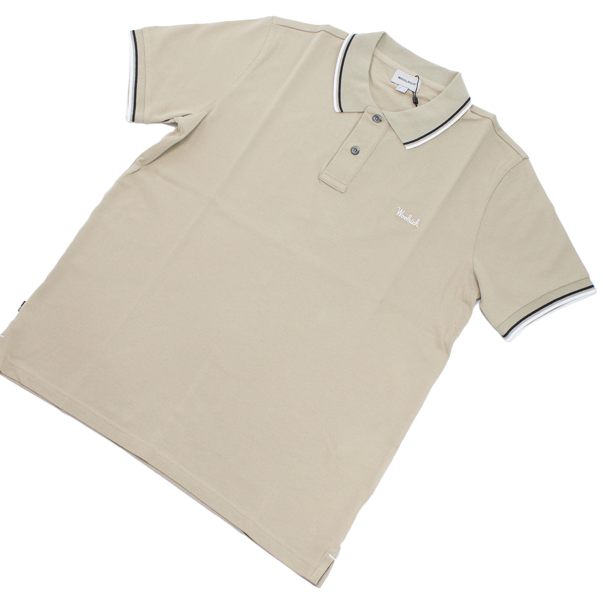 ウールリッチ WOOLRICH  メンズ－ポロシャツWOPO0029MR　UT2144　723ベージュ系 polo-01 apparel-01