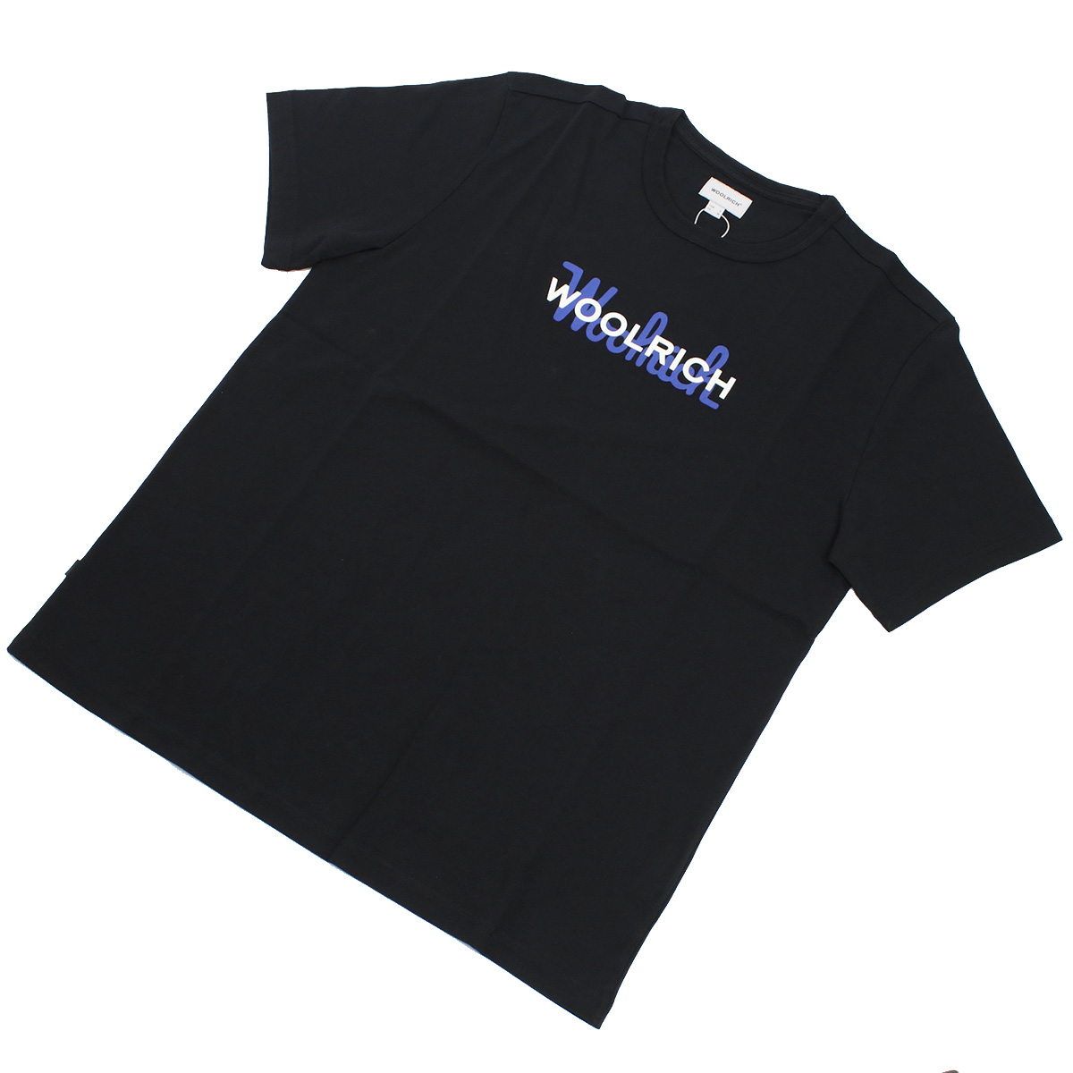 ウールリッチ WOOLRICH  メンズ－Ｔシャツ ブランドロゴWOTE0048MR　UT1486　100ブラック ts-01 apparel-01